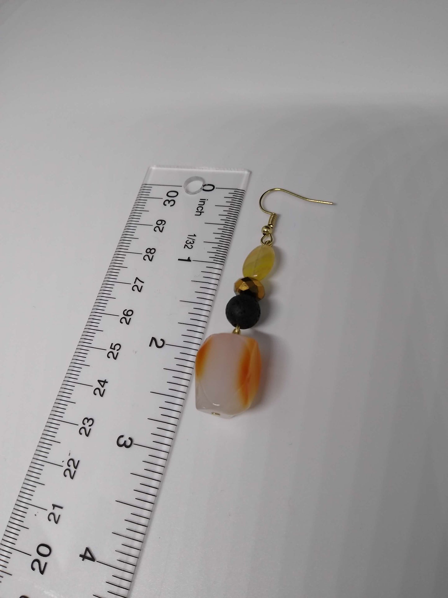 Red Agate Earring