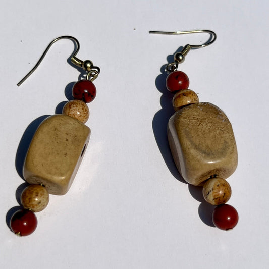 Natural Gemstone Earring