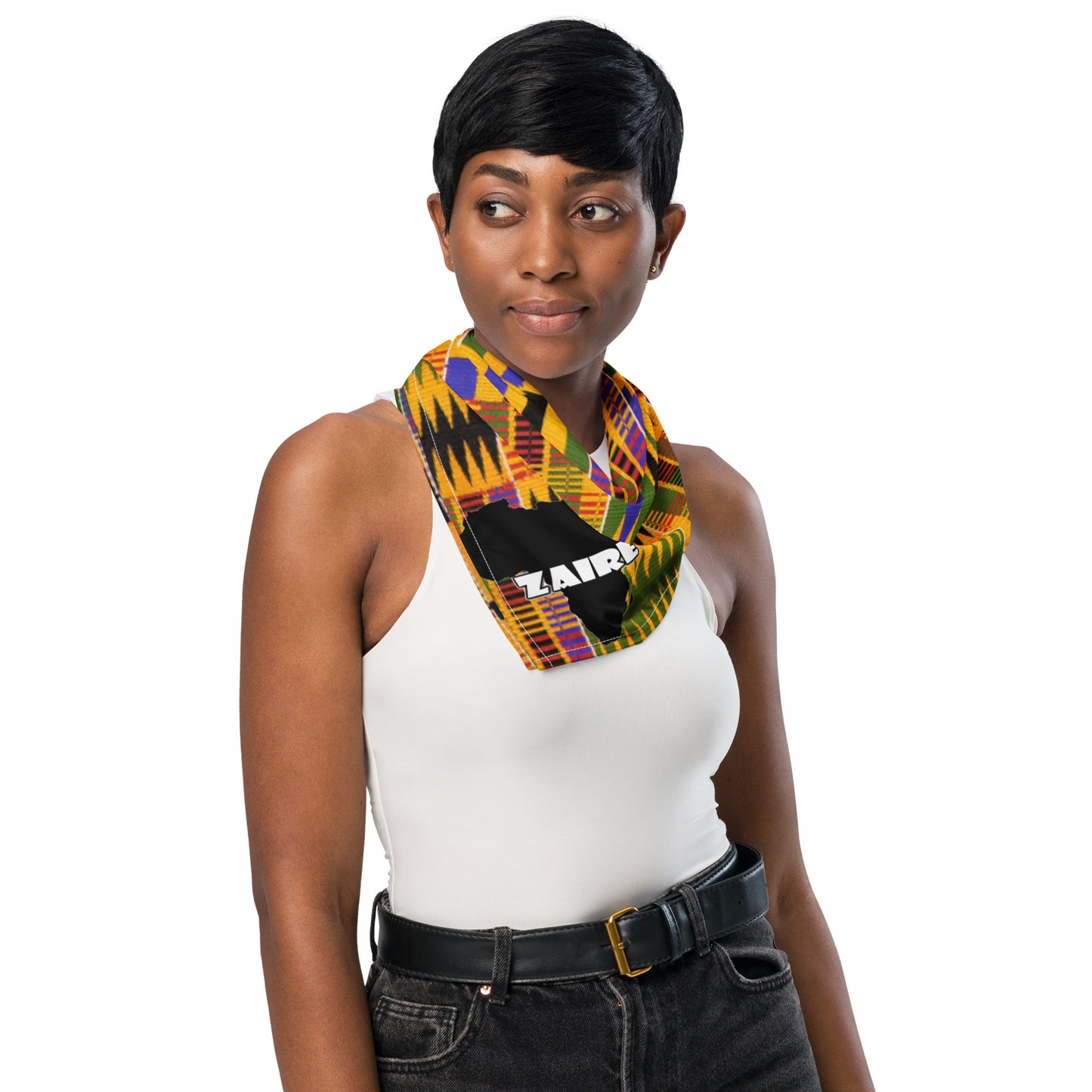 Kente All-Over Print Bandana