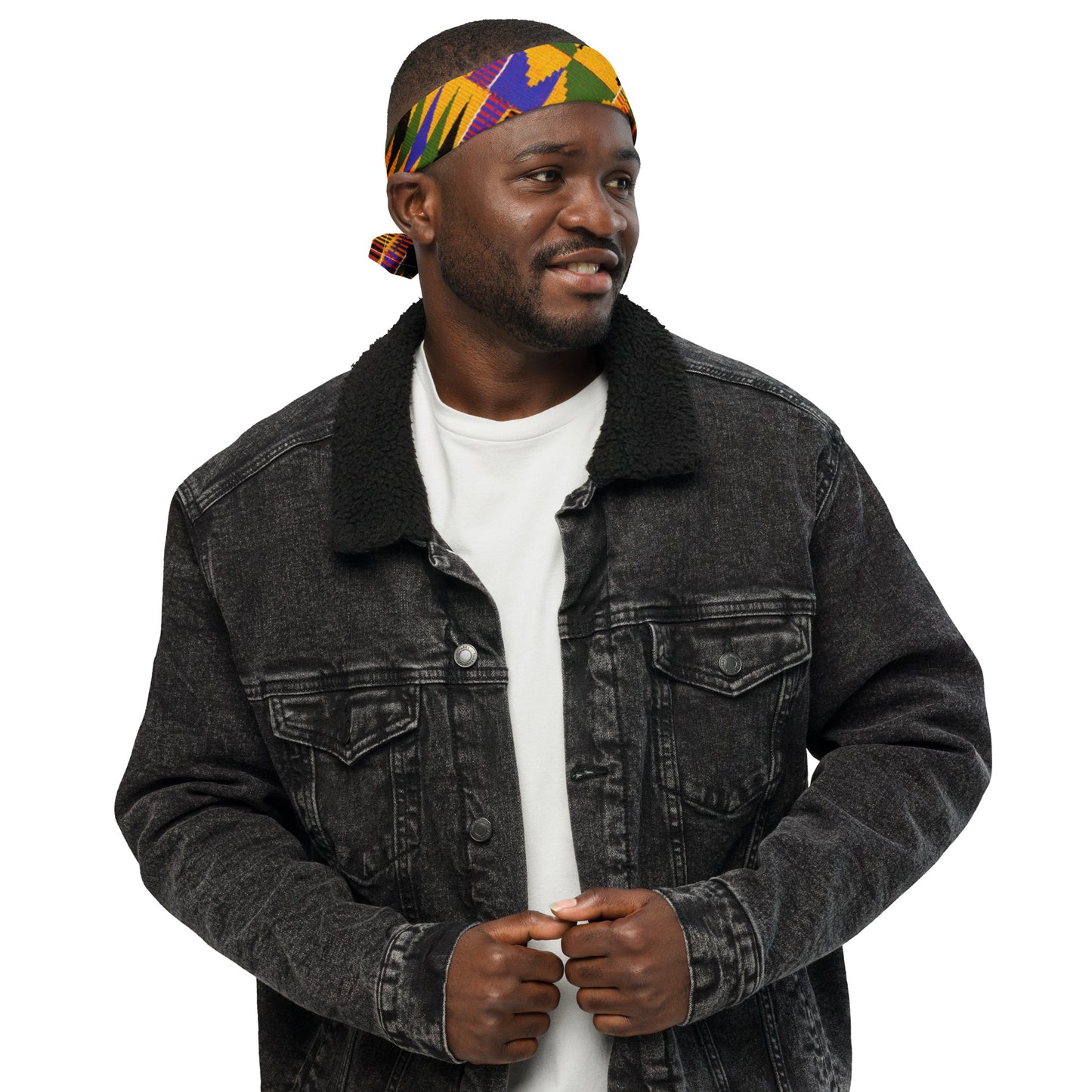 Kente All-Over Print Bandana