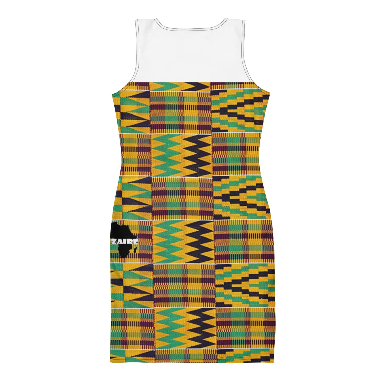 Kente Sublimation Cut & Sew Dress