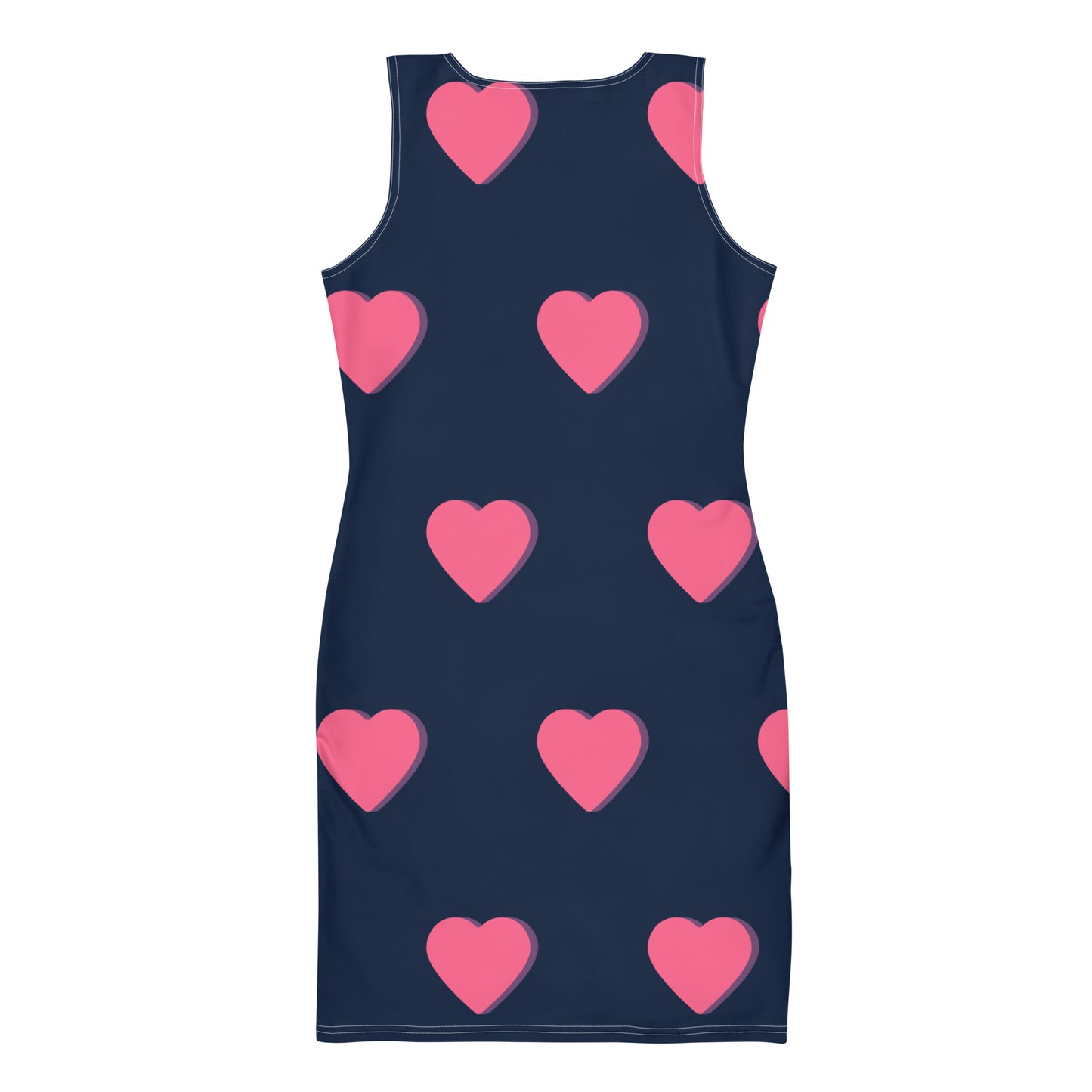 Heart Love Sublimation Cut & Sew Dress