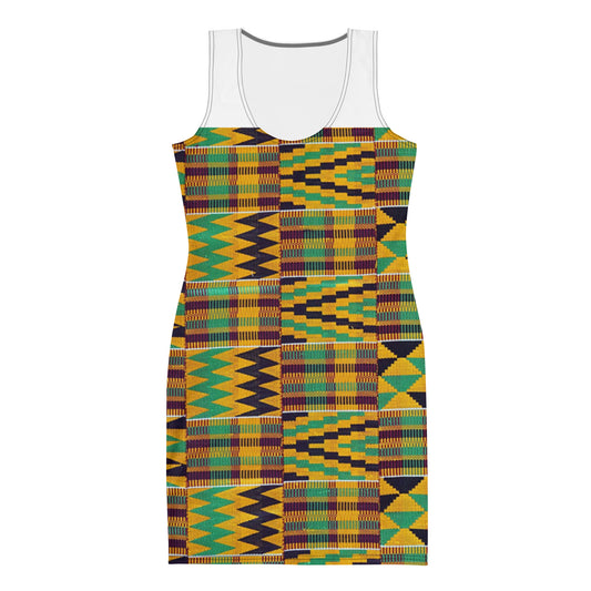 Kente Sublimation Cut & Sew Dress