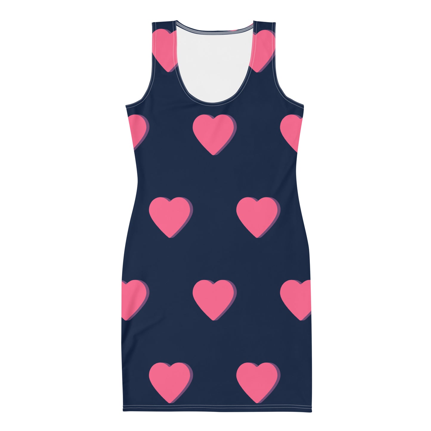 Heart Love Sublimation Cut & Sew Dress