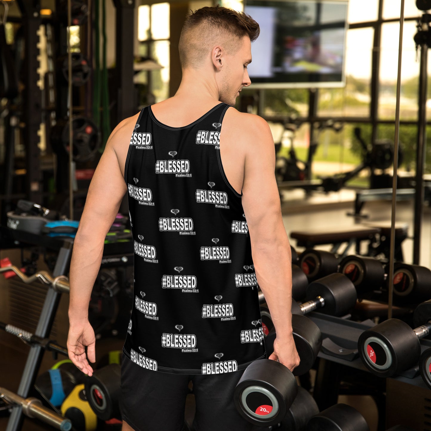 #Blessed Unisex Tank Top