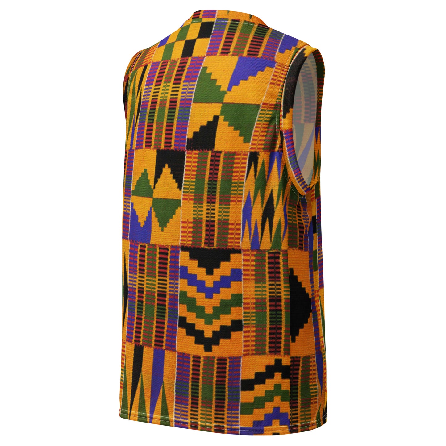 Kente Unisex Basketball Jersey