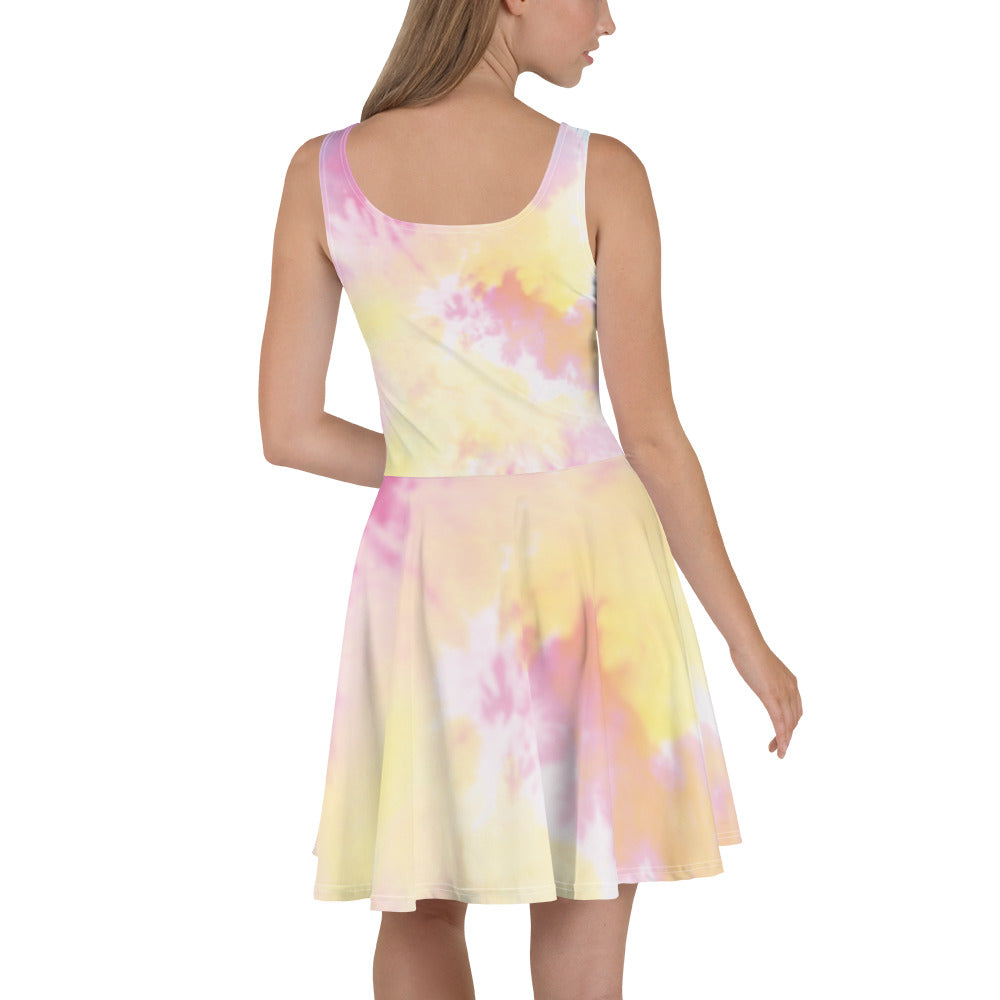 Watercolor Skater Dress