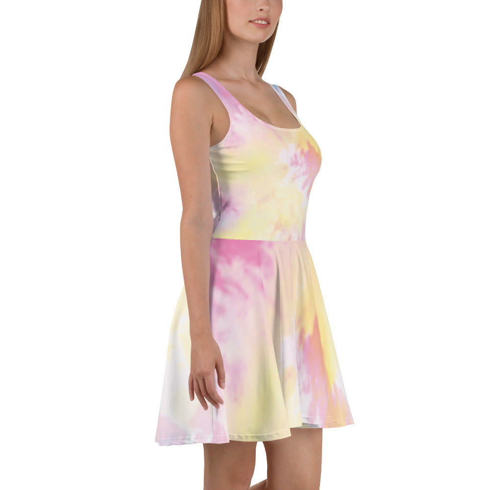 Watercolor Skater Dress