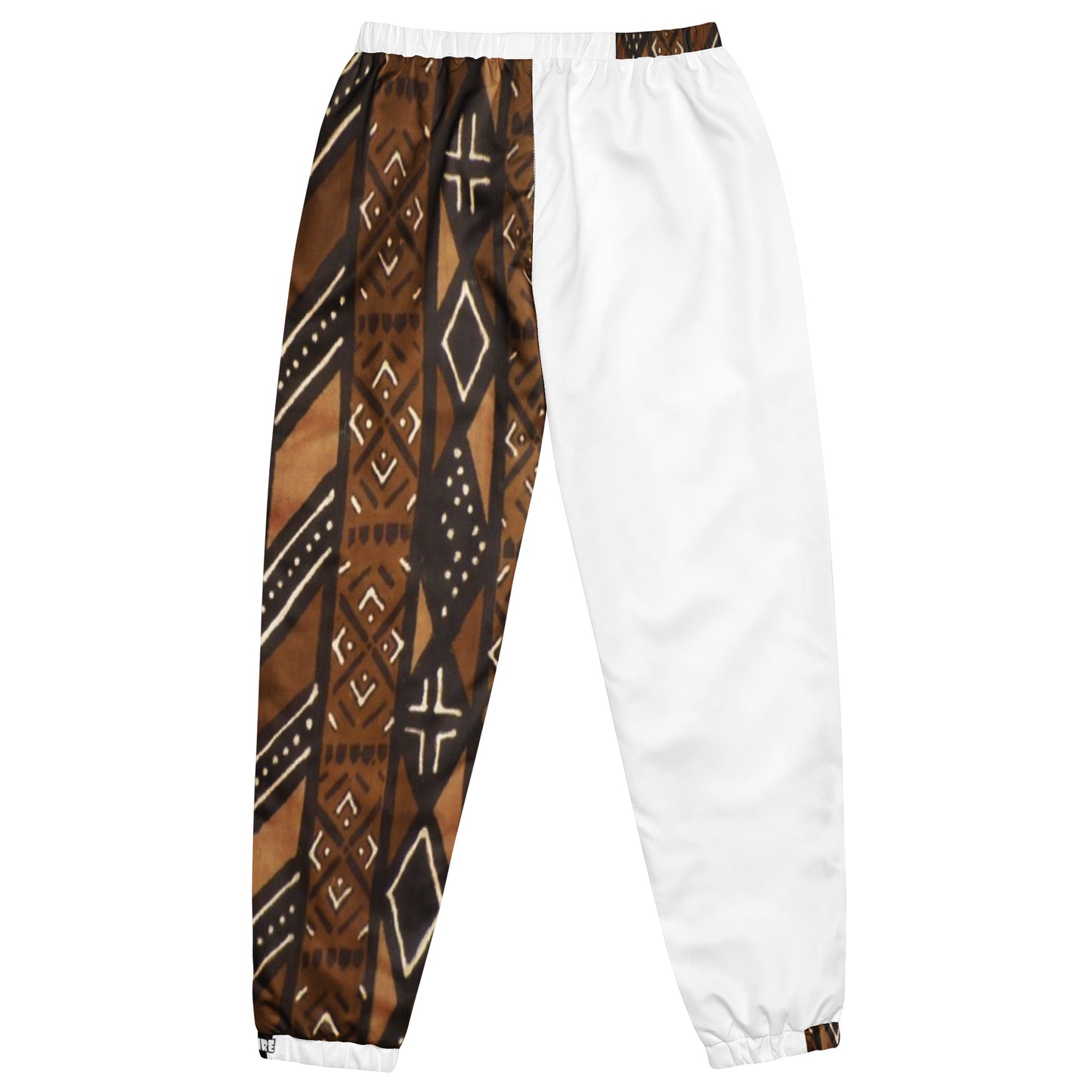 Mud Cloth One Leg Unisex Track Pants