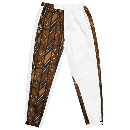 Mud Cloth One Leg Unisex Track Pants