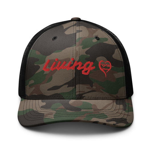 Living Ahava Camouflage Trucker Hat