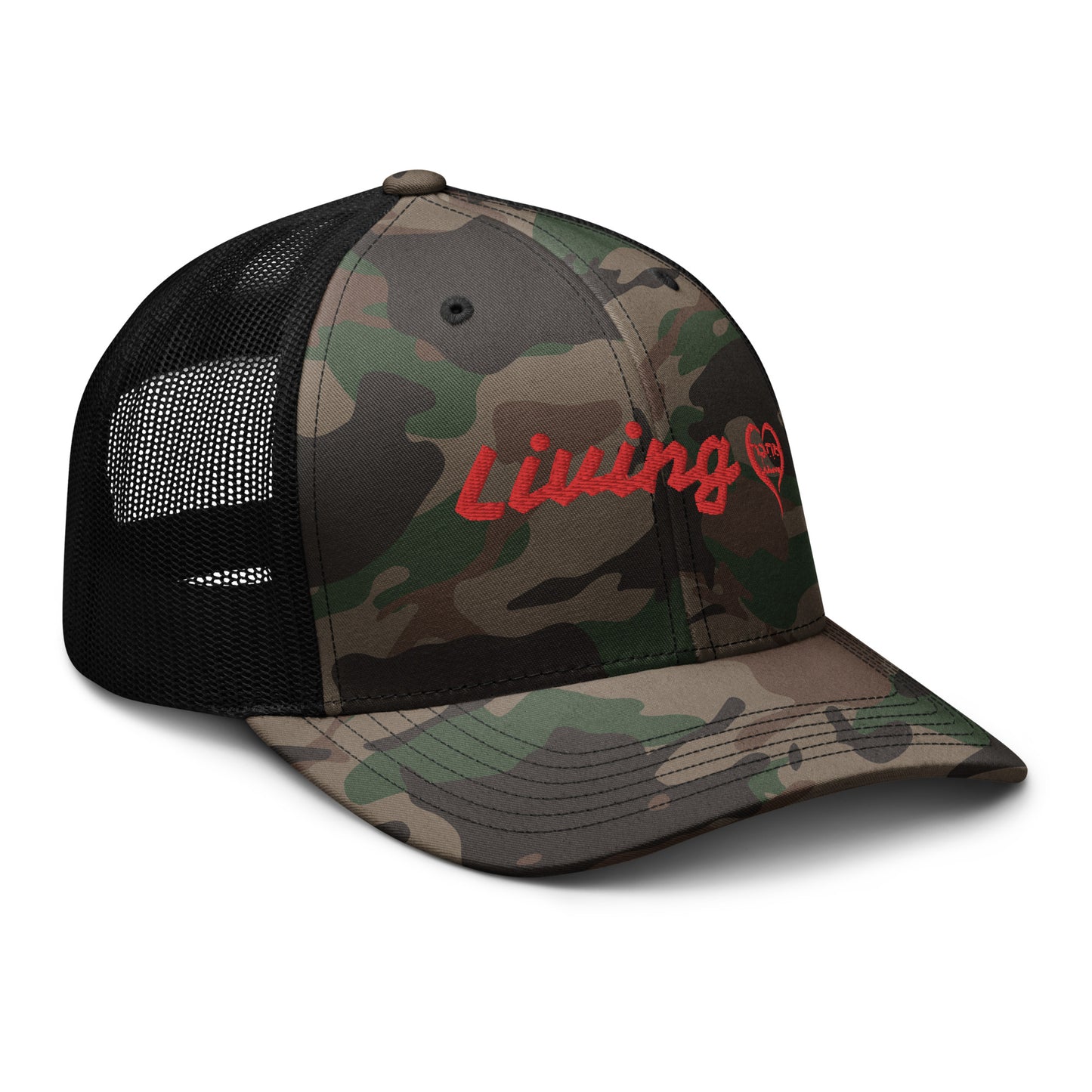 Living Ahava Camouflage Trucker Hat