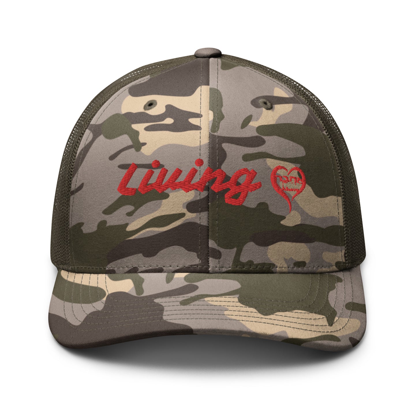 Living Ahava Camouflage Trucker Hat