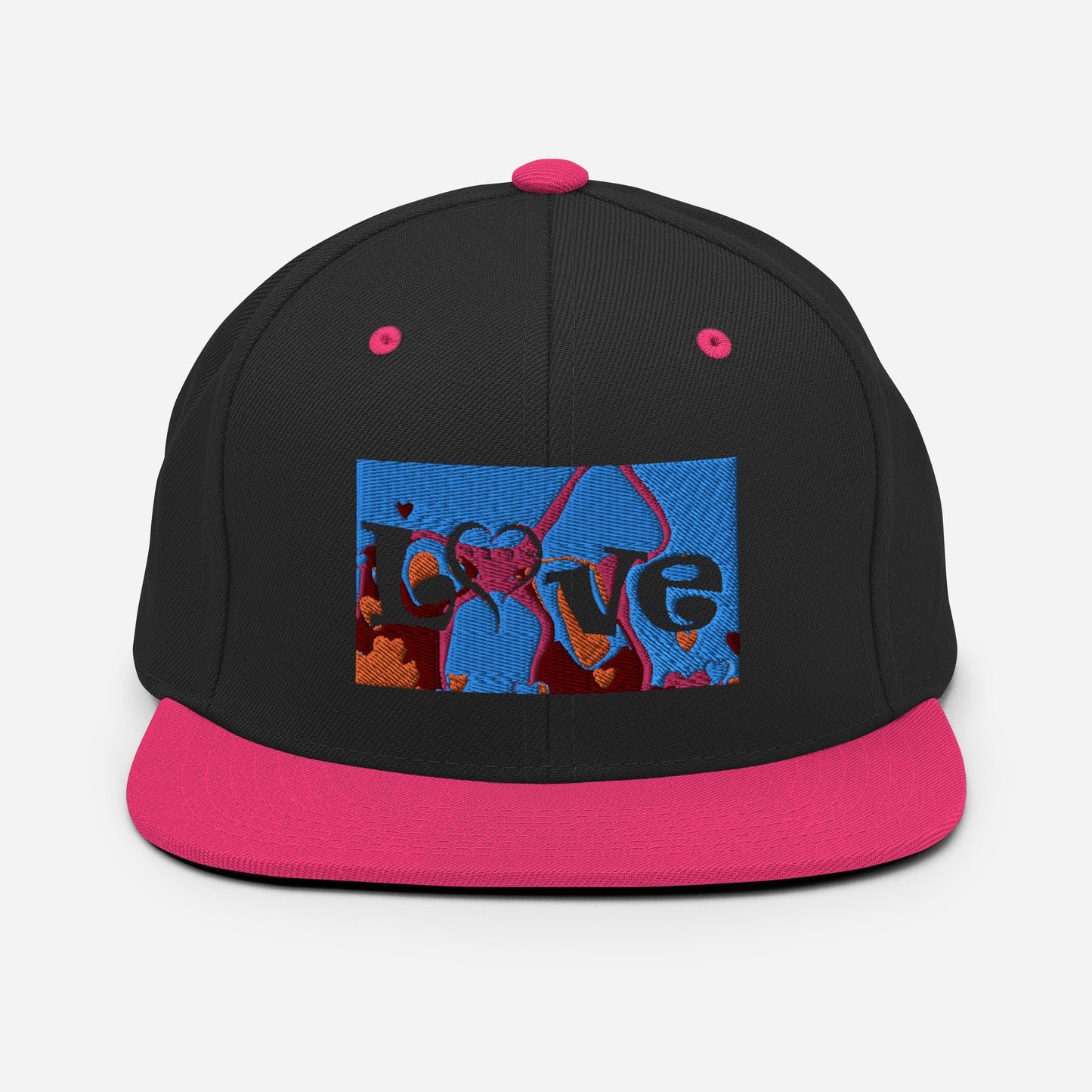 Love Colorful Snapback Hat