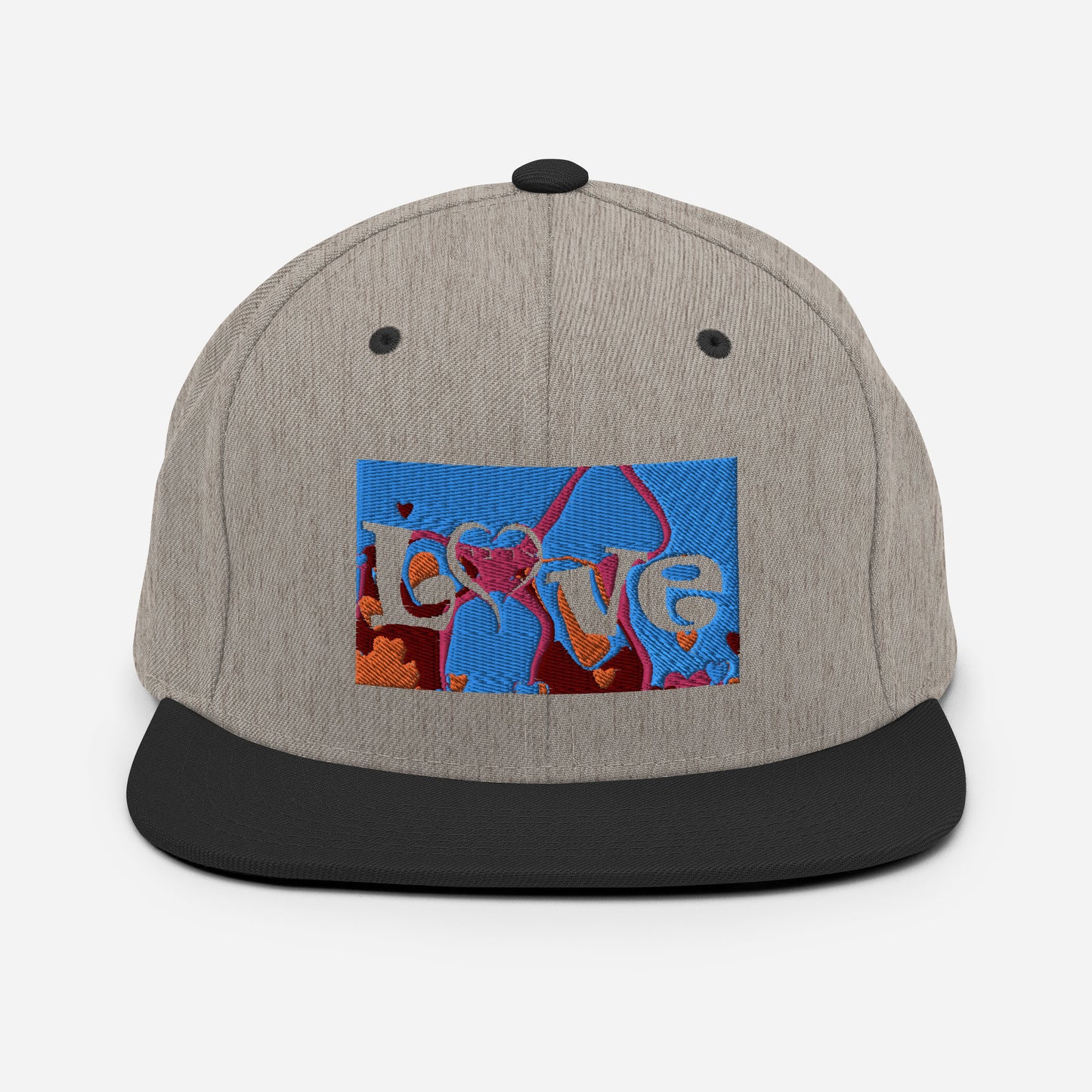 Love Colorful Snapback Hat