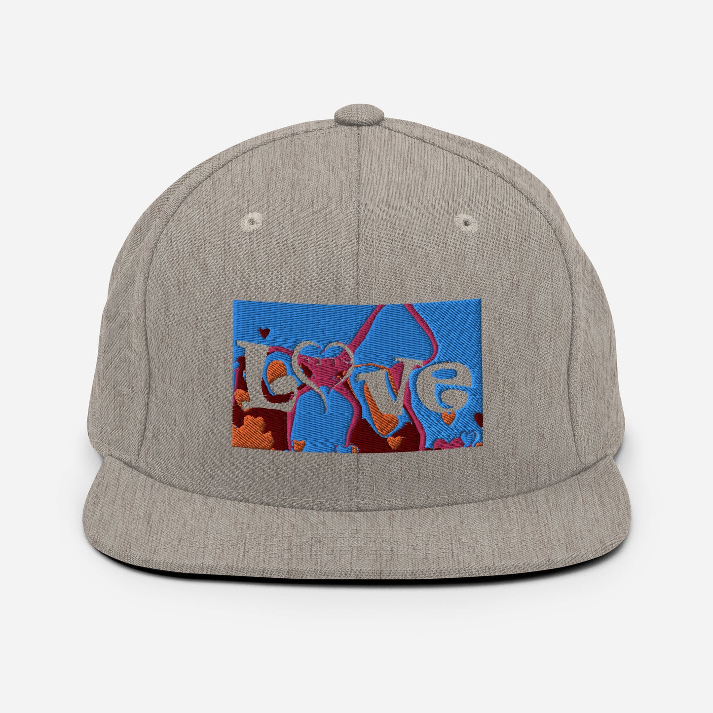 Love Colorful Snapback Hat