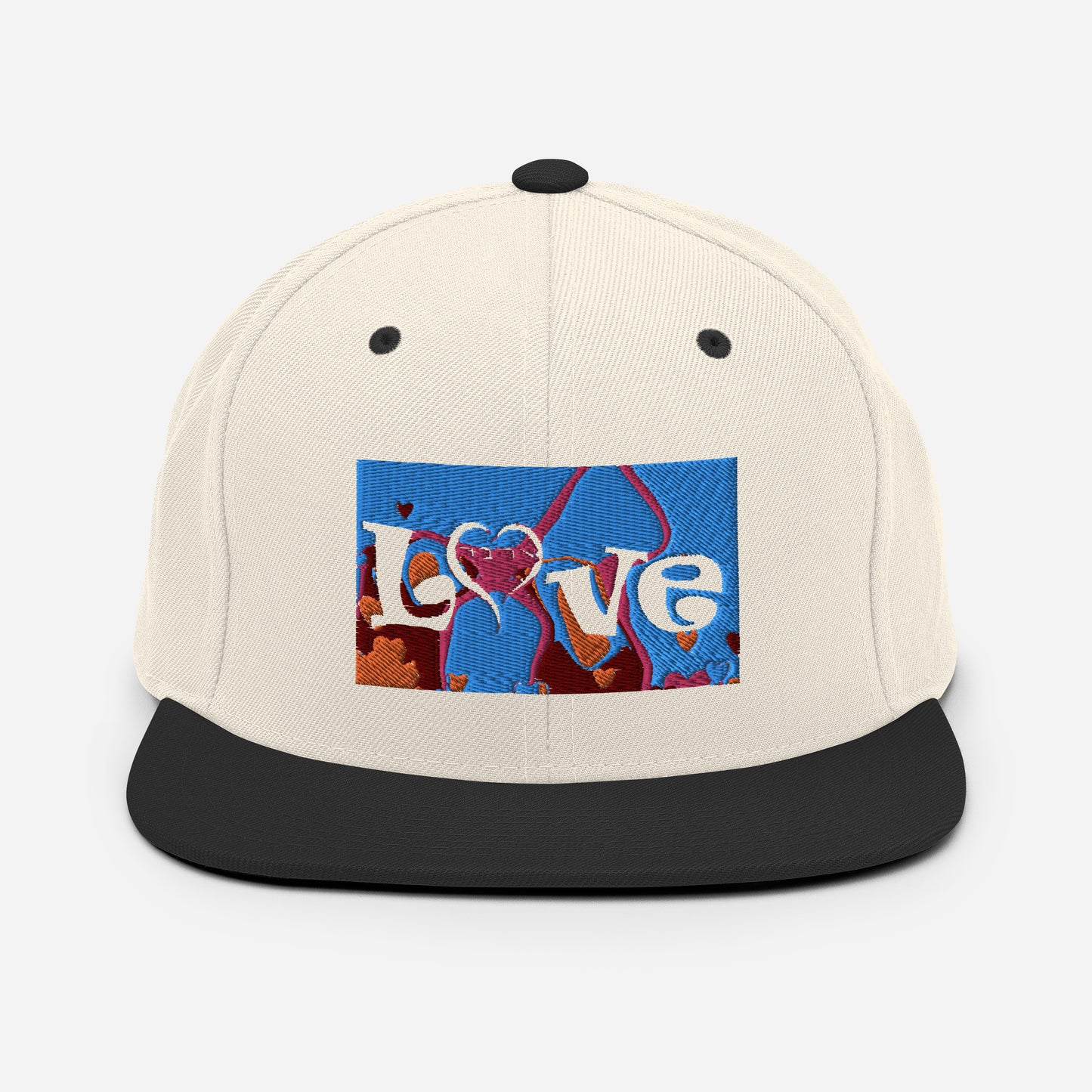 Love Colorful Snapback Hat