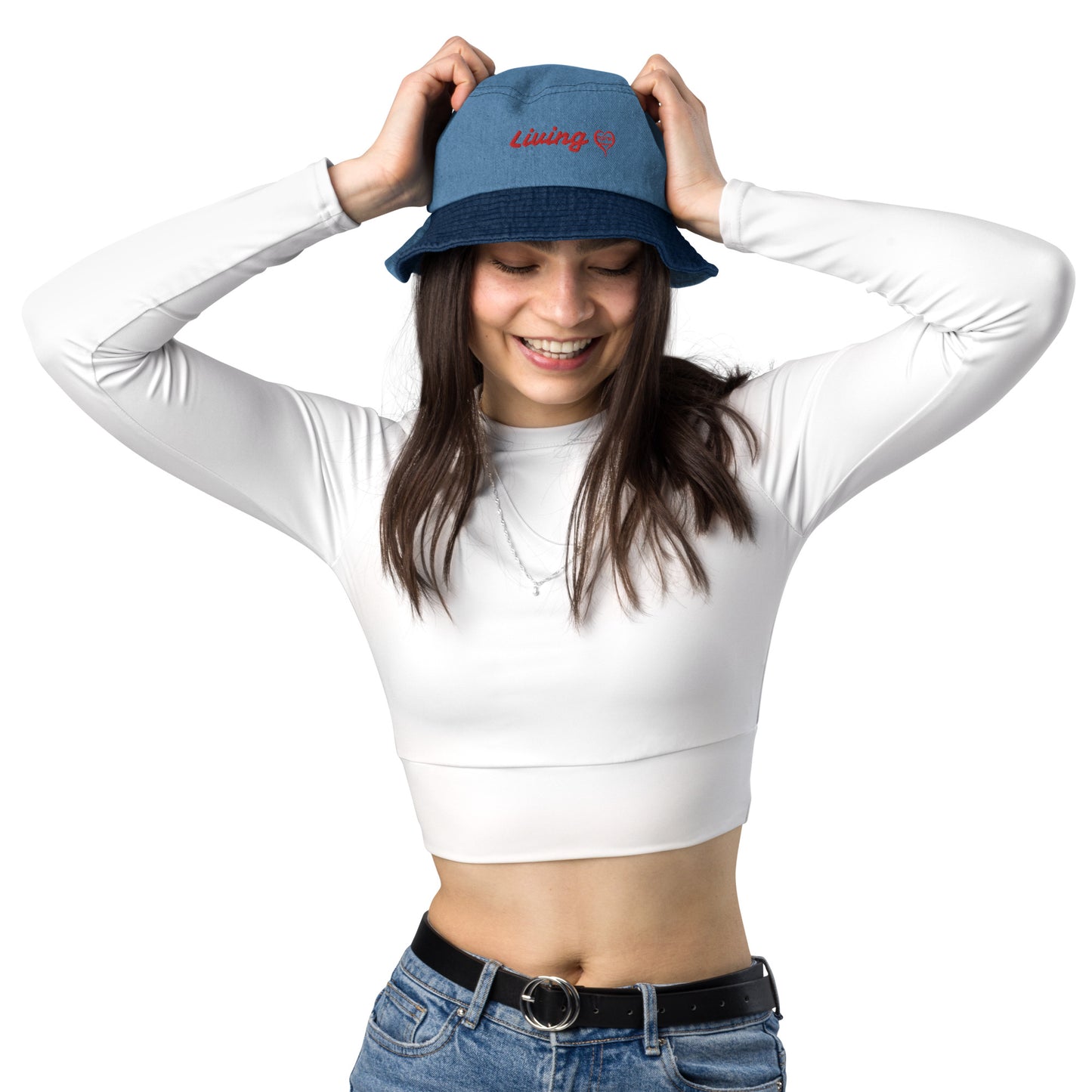 Living Ahava Denim Bucket Hat