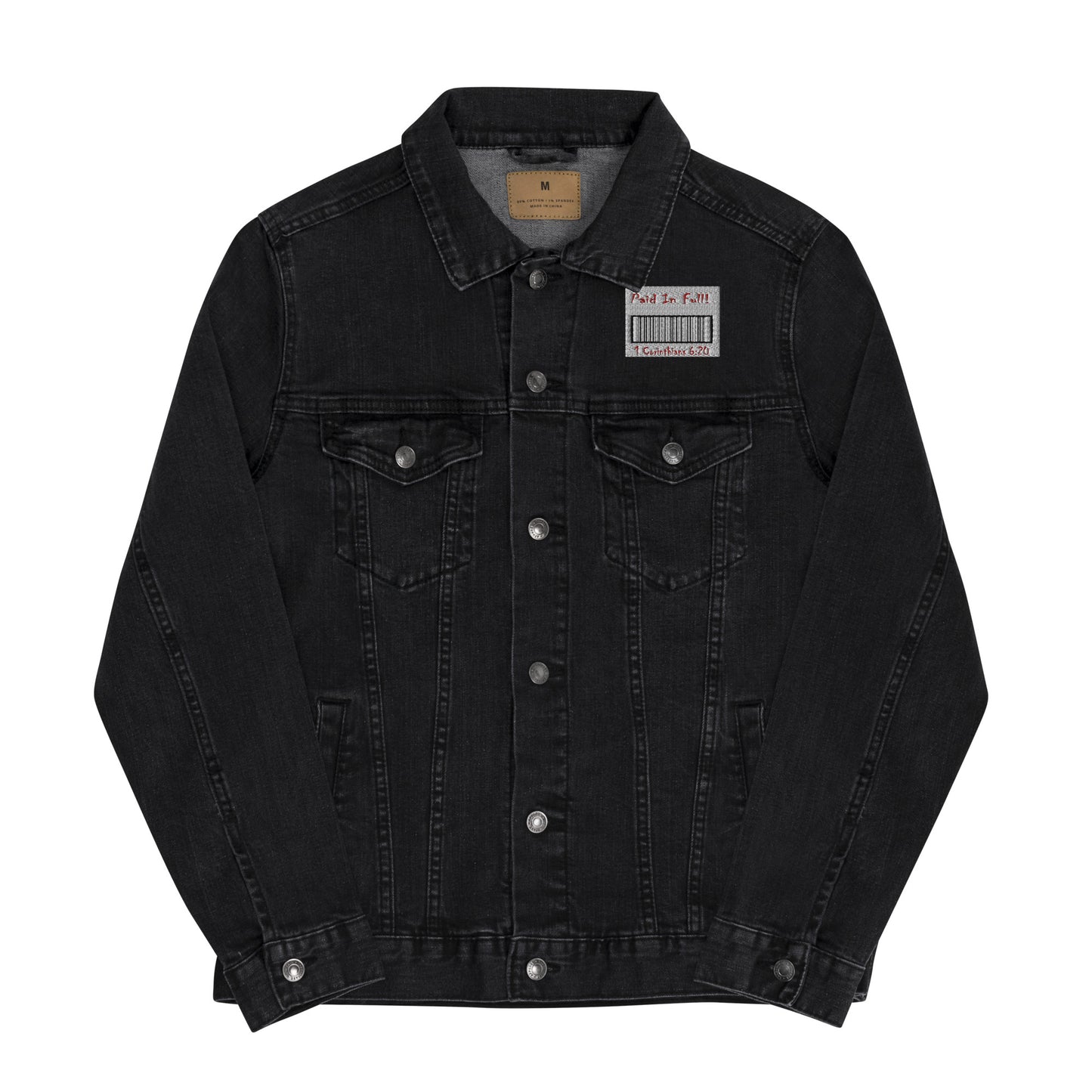 Paid in Full Unisex Denim Jacket