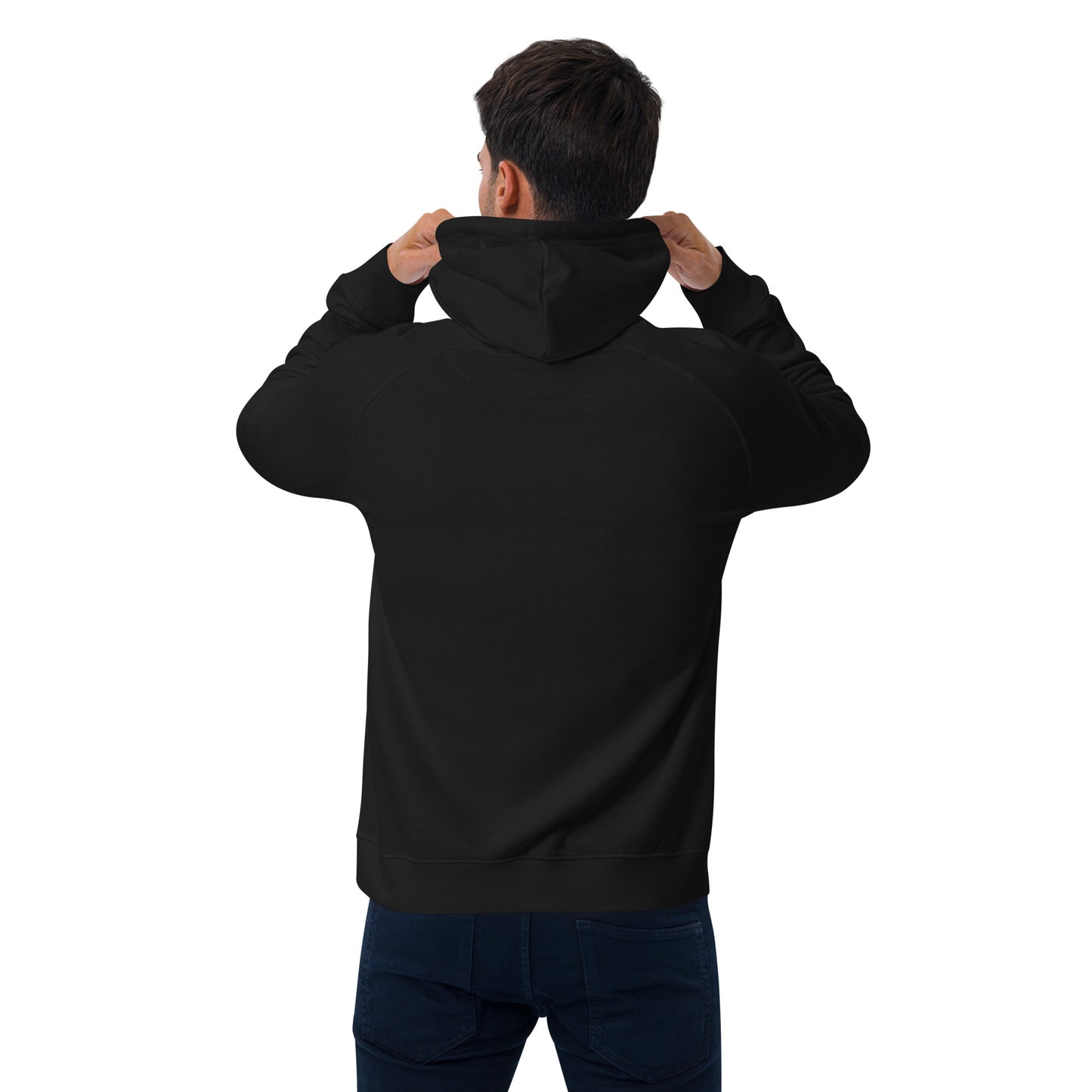 Say Less Unisex Eco Raglan Hoodie