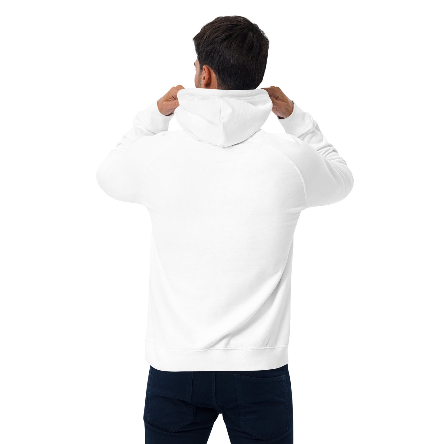 Say Less Unisex Eco Raglan Hoodie