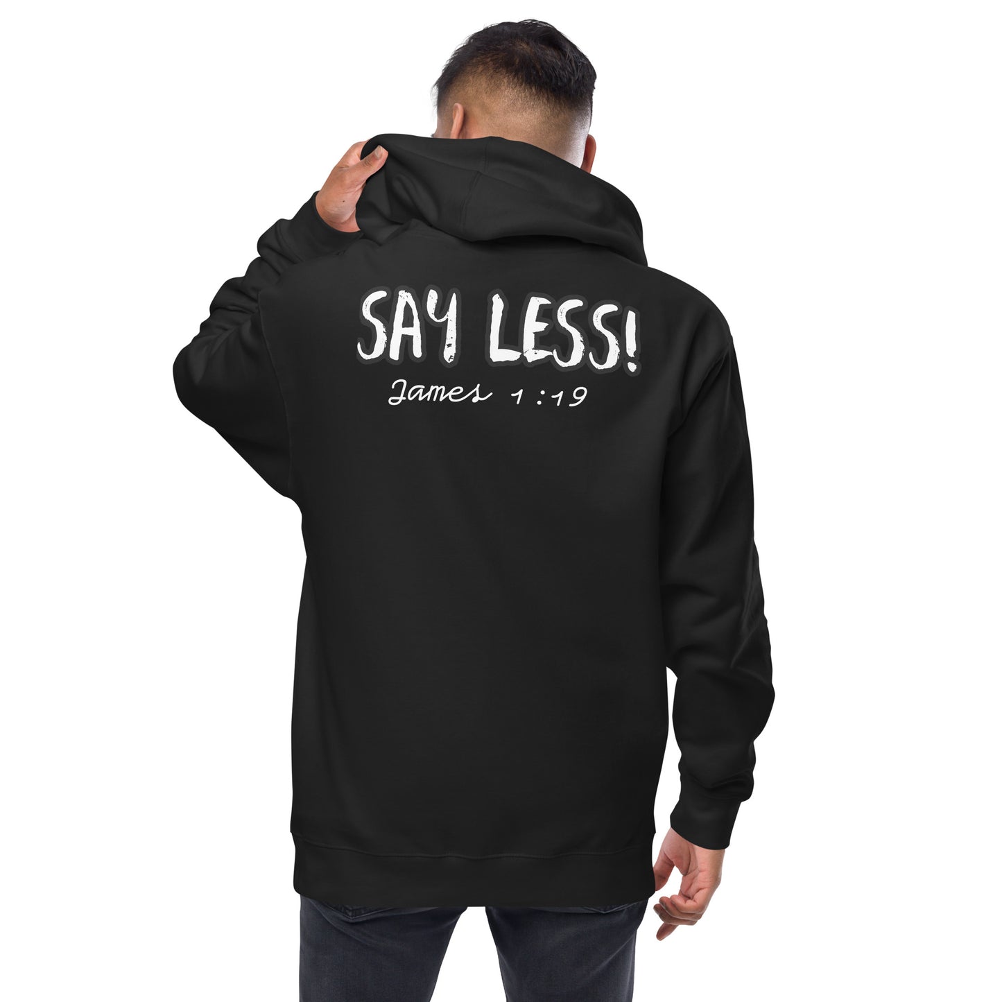 Say Less Unisex Fleece Zip Up Hoodie