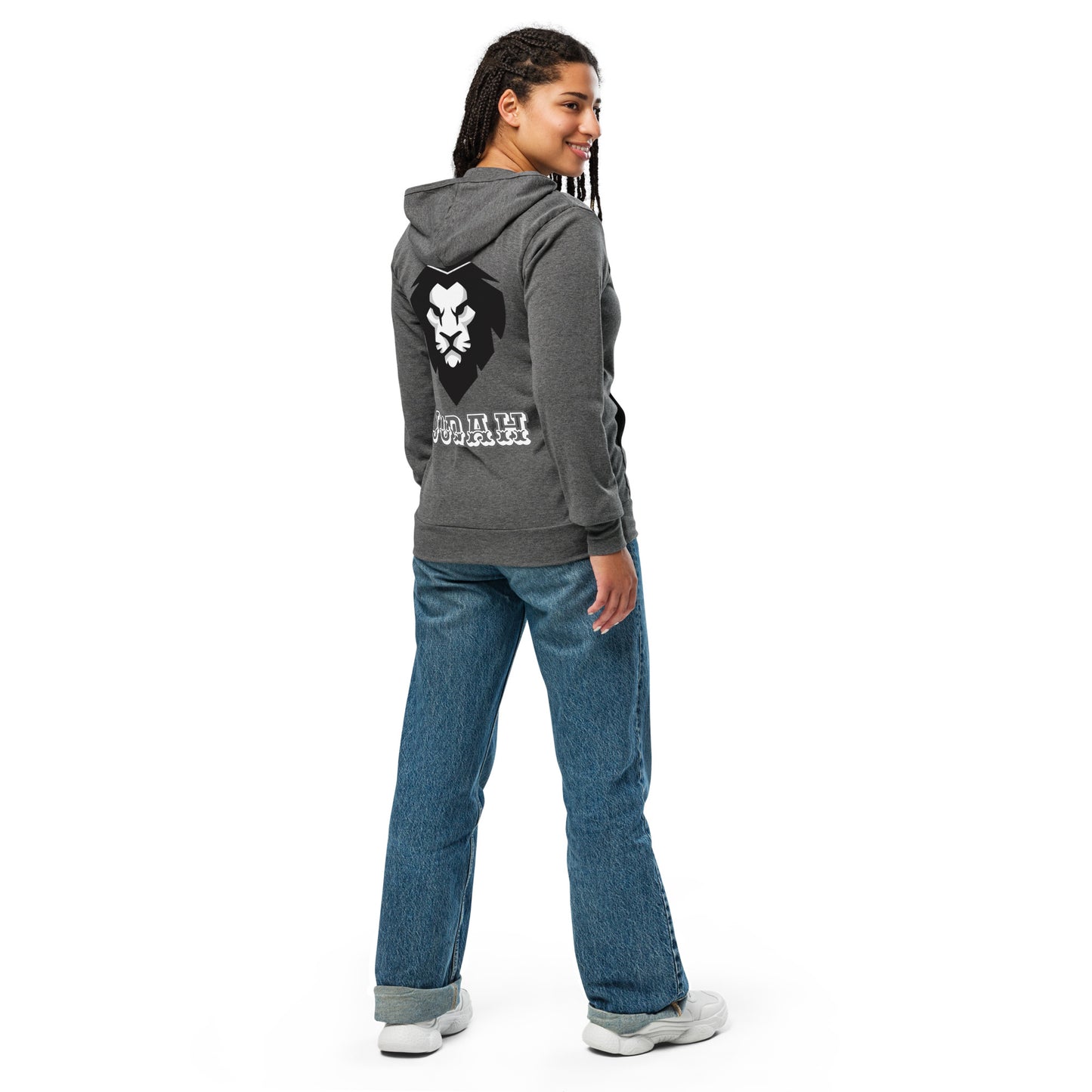 Judah Unisex Zip Hoodie