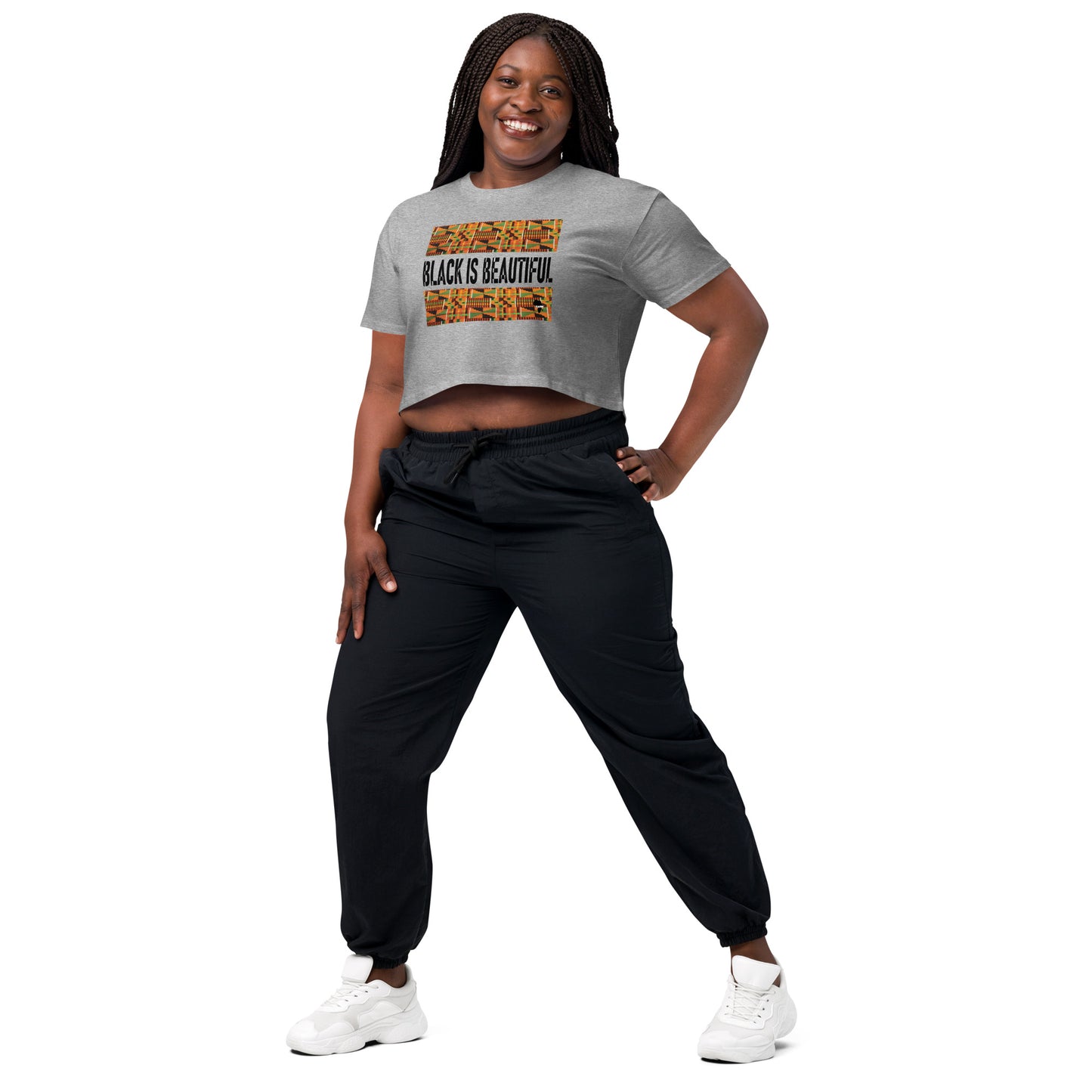 Black is Beautiful Women’s Crop Top