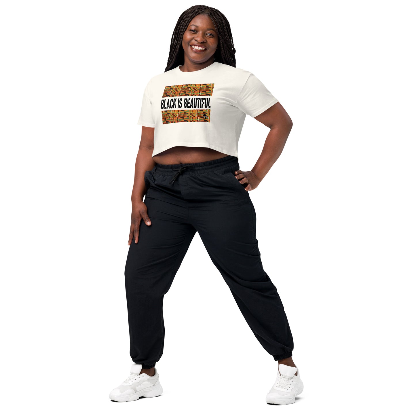 Black is Beautiful Women’s Crop Top