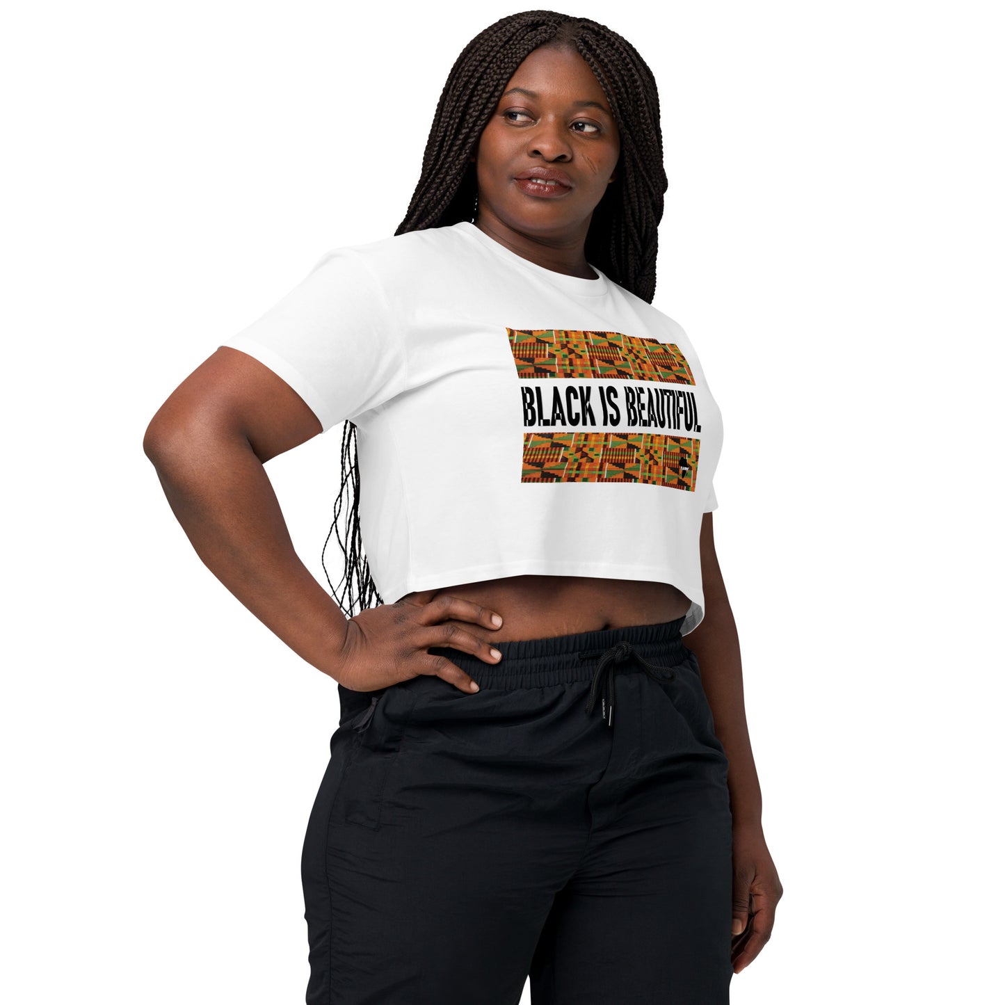 Black is Beautiful Women’s Crop Top