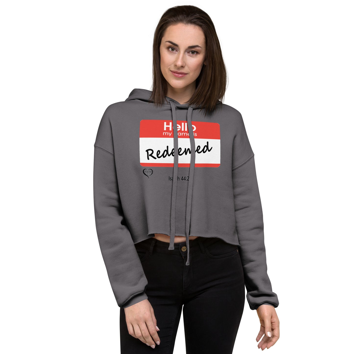 Redeemed Crop Hoodie