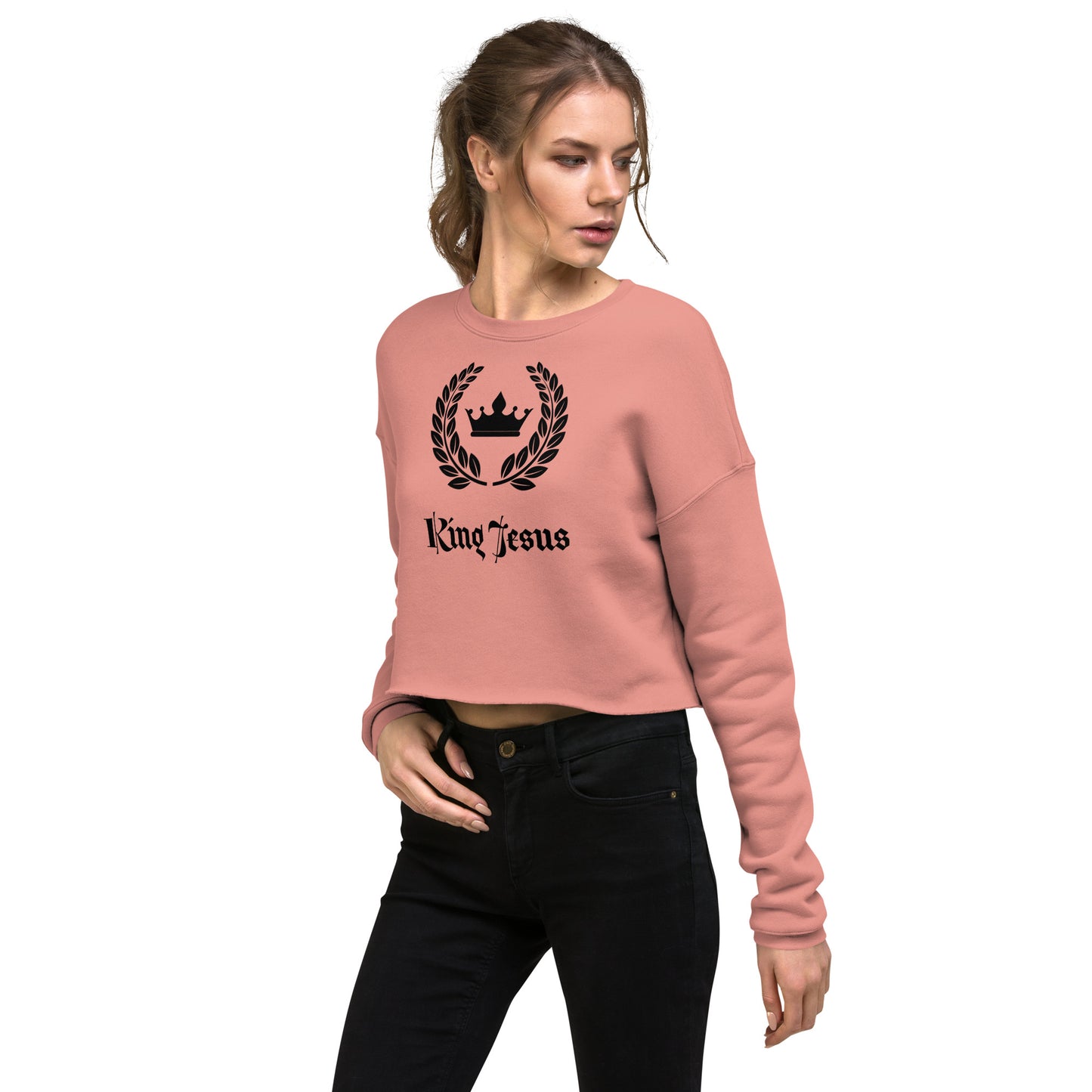 King Jesus Crop Sweatshirt