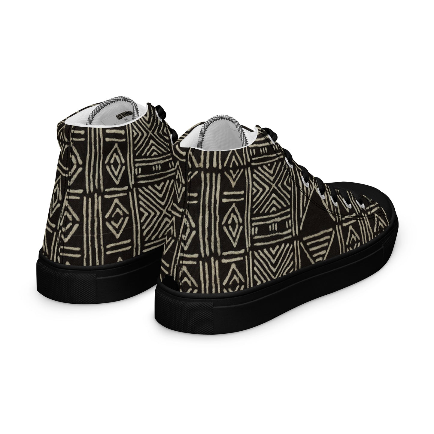 Mudcloth Women’s High Top Canvas Shoes