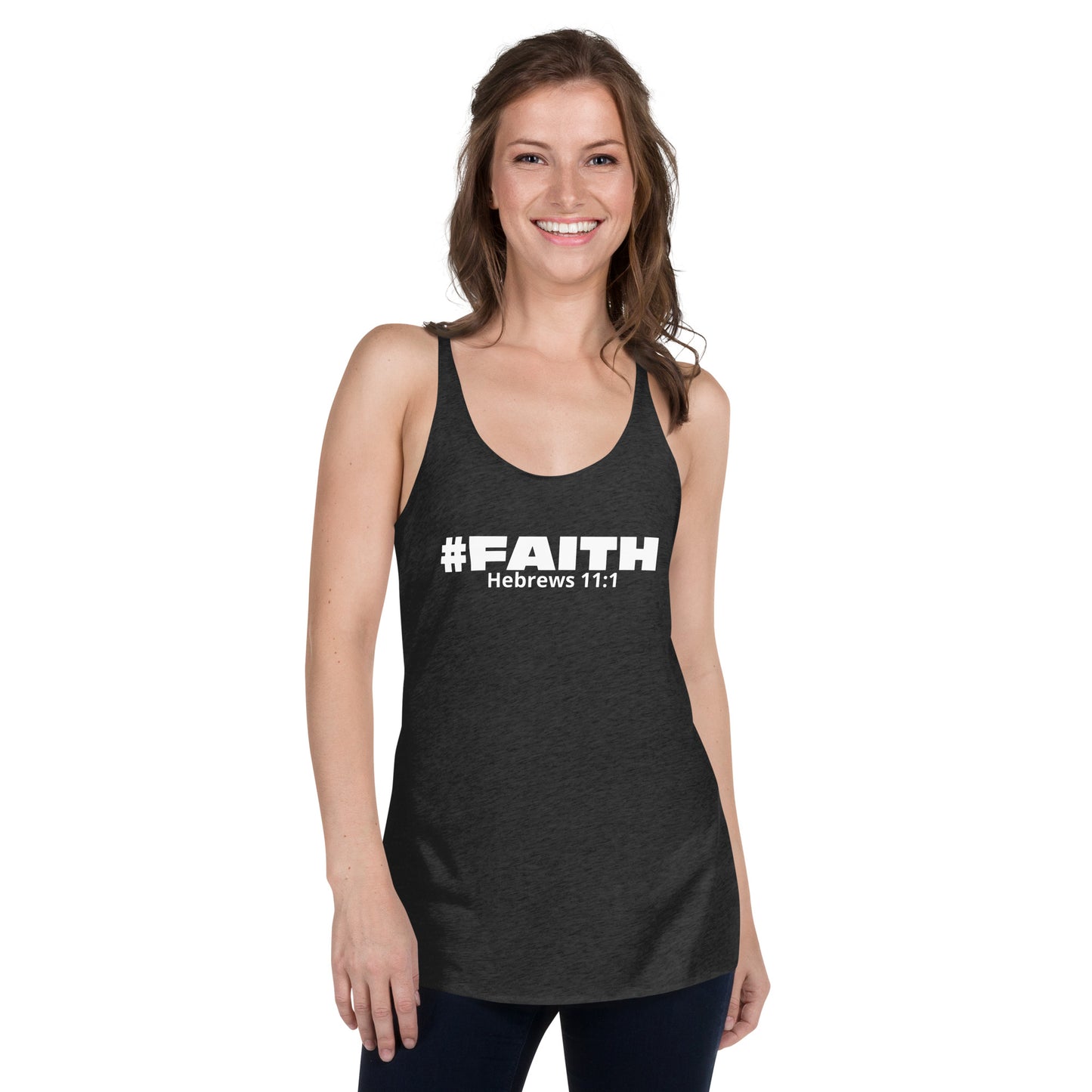 #Faith Women's Racerback Tank