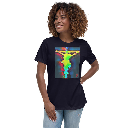 Jesus Watercolor Resurrection Women's T-Shirt