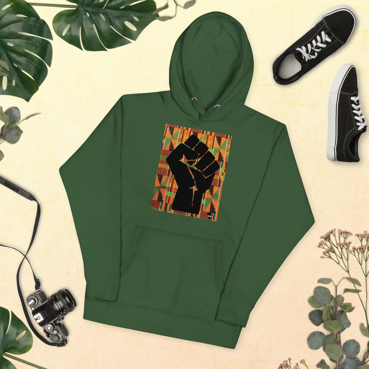 Black Power Kente Unisex Hoodie