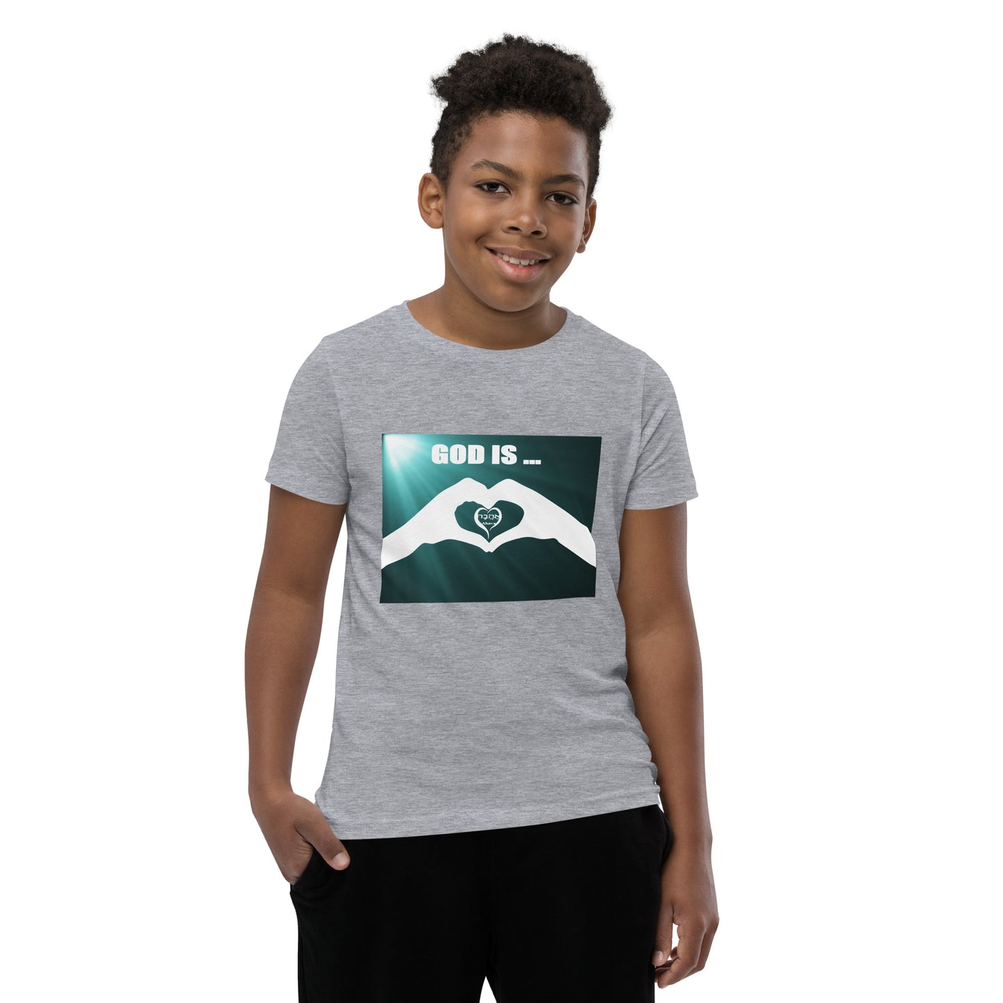 God is Love Youth Short Sleeve T-Shirt