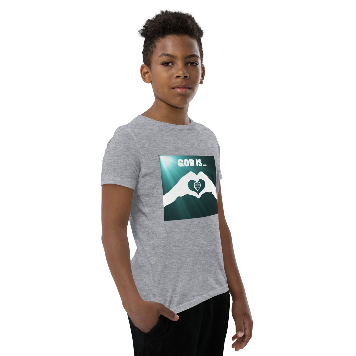 God is Love Youth Short Sleeve T-Shirt