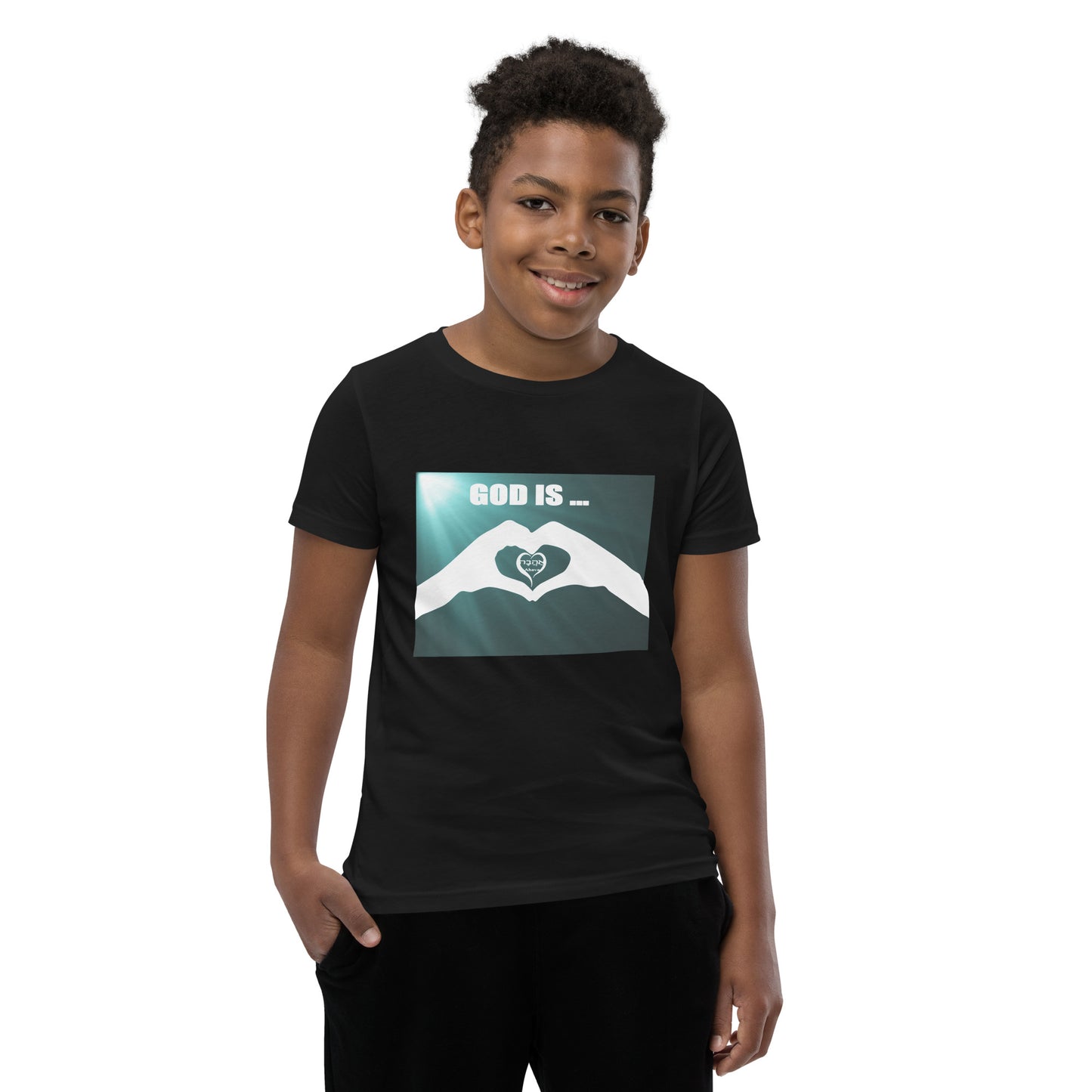 God is Love Youth Short Sleeve T-Shirt