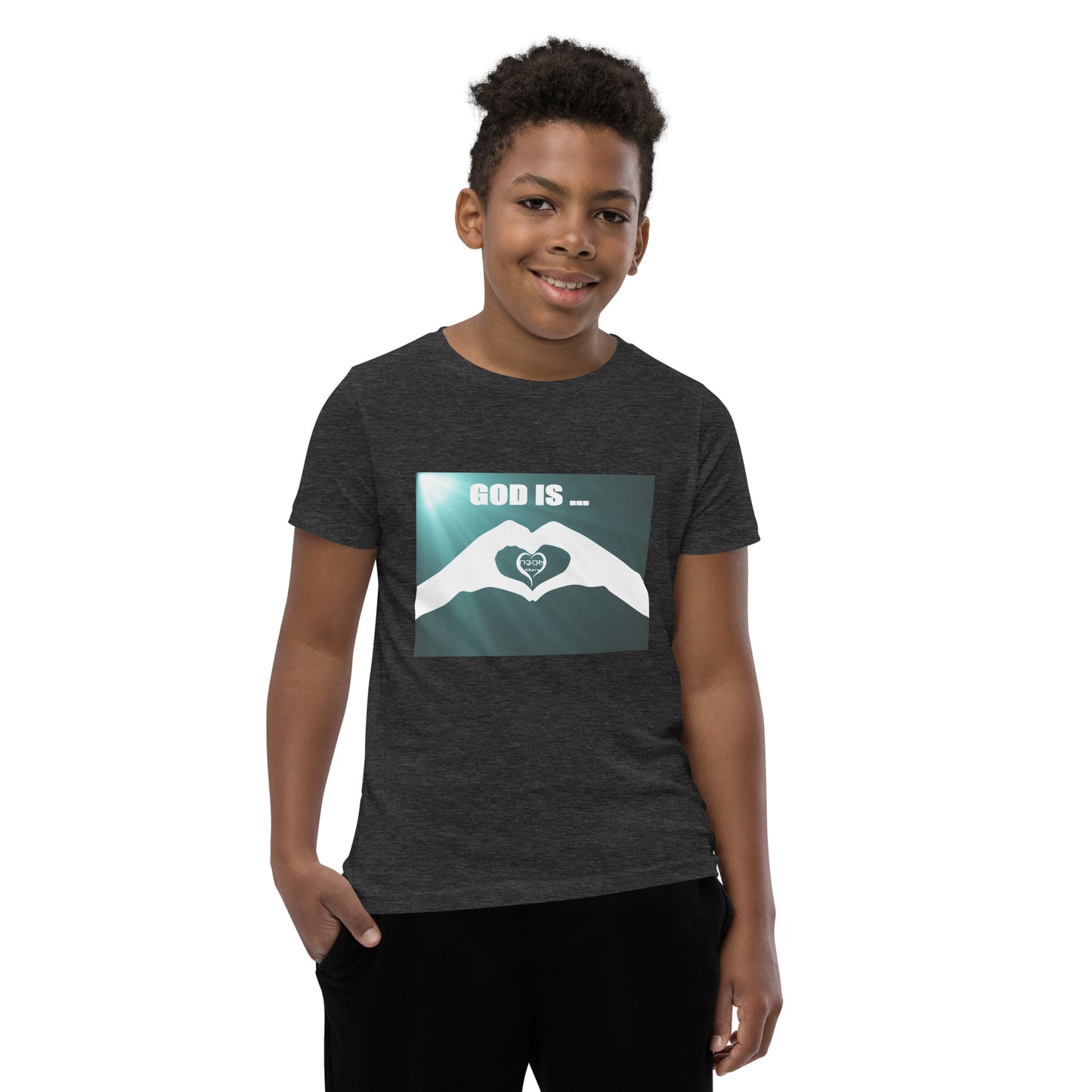 God is Love Youth Short Sleeve T-Shirt