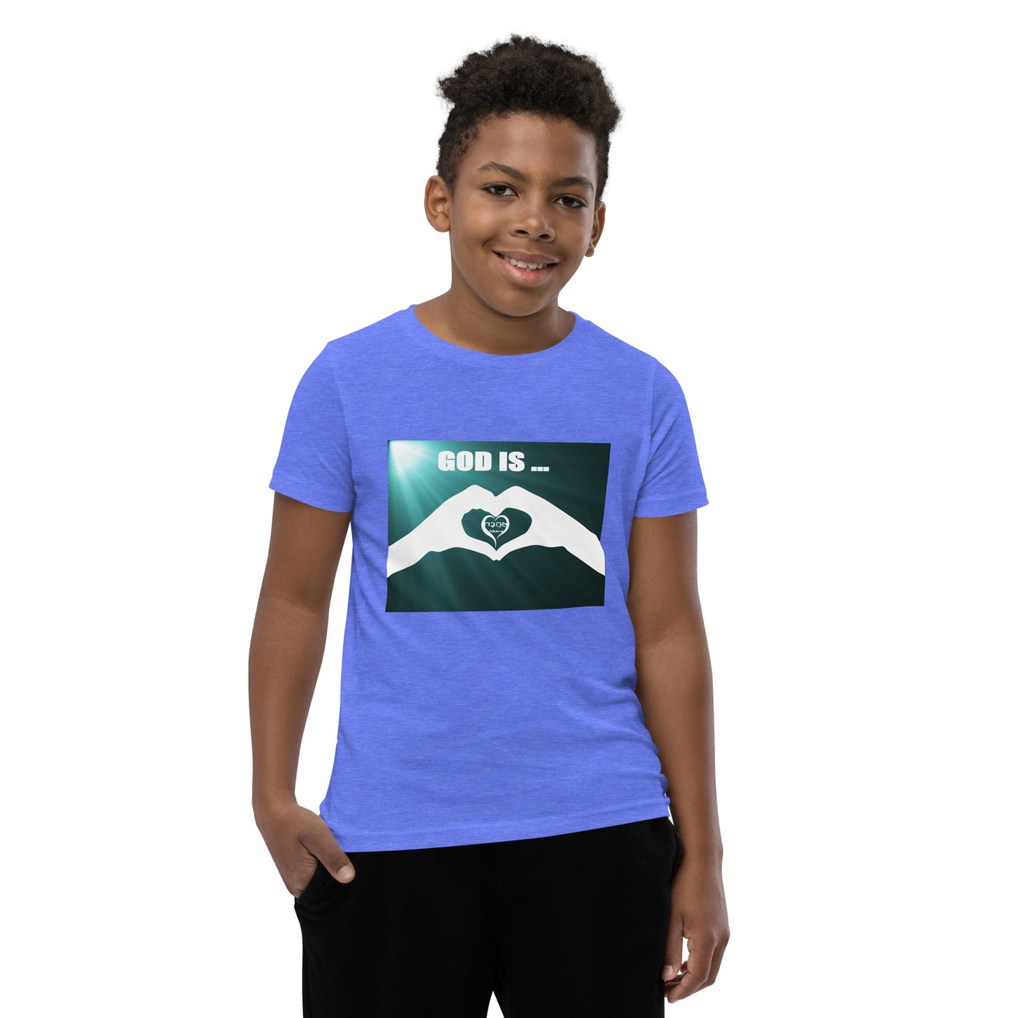 God is Love Youth Short Sleeve T-Shirt