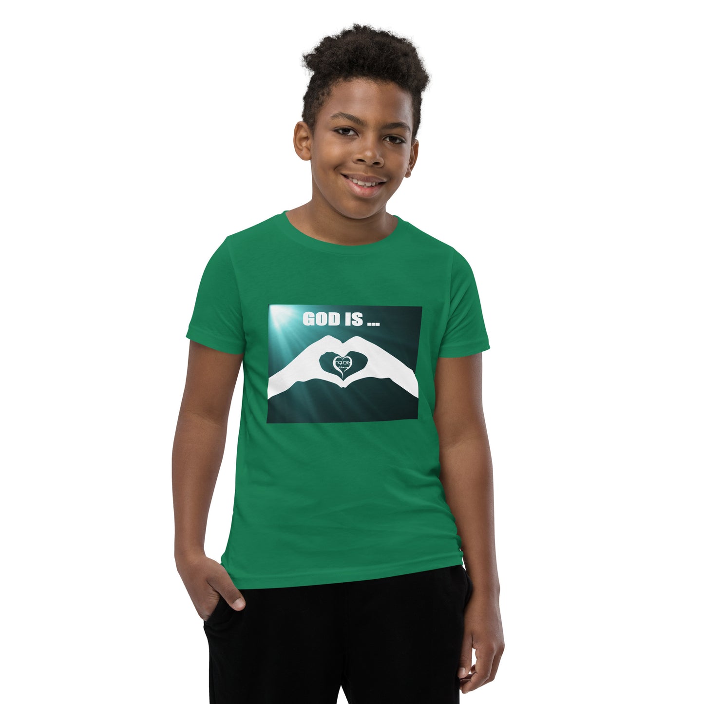 God is Love Youth Short Sleeve T-Shirt