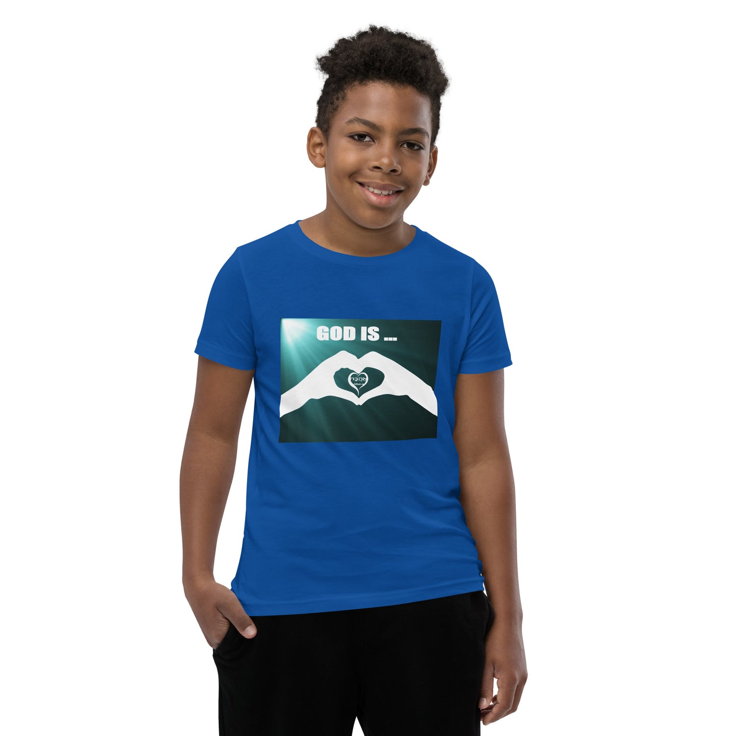 God is Love Youth Short Sleeve T-Shirt