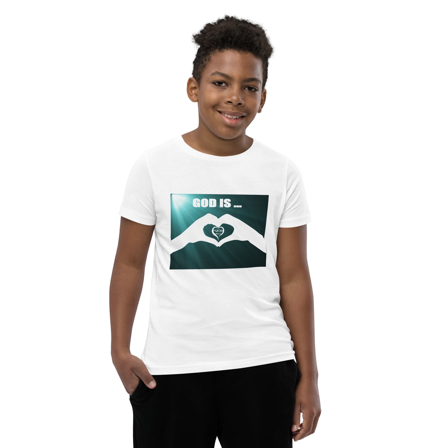 God is Love Youth Short Sleeve T-Shirt